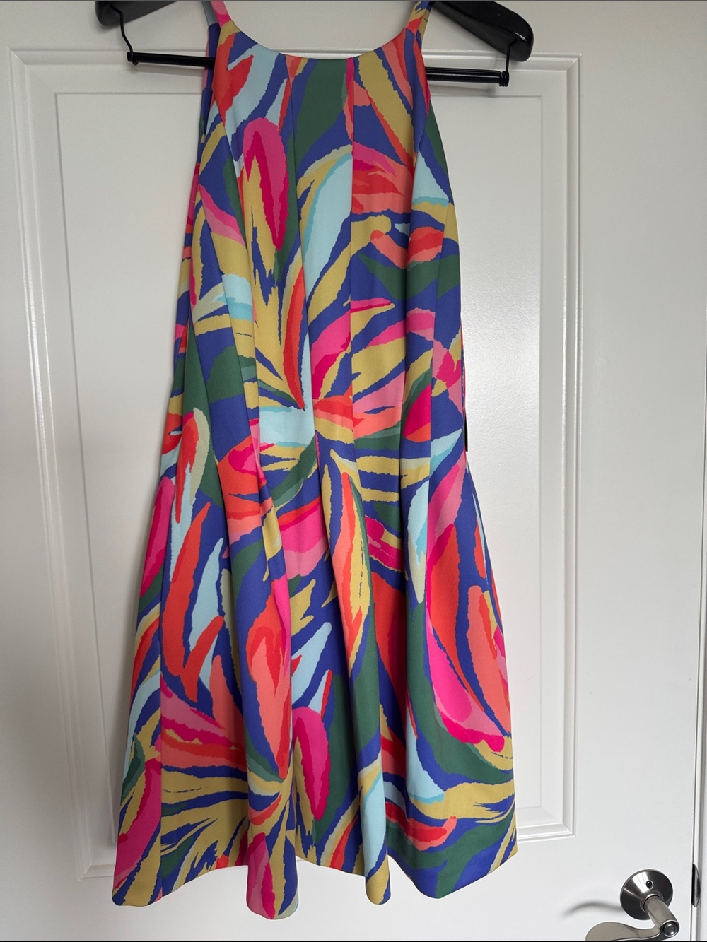 Vince Camuto Multicolor Abstract A-Line Dress